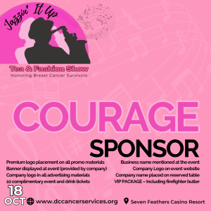 Courage/ VIP Package Sponsor